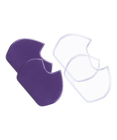 FOMIYES 2 Pairs Forefoot Pad Insole Non-Skid Pads Anti-Slip Metatarsal Pads Foot Cushion Pads Adhesive Forefoot Pads High Heel Cushions Non-Slip Forefoot Pad Nonslip Forefoot Cushion