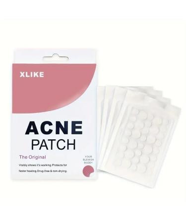 Acne Cover Salicylic Acid/Hydrocolloid Pimple Care Face Patches Overnight Spot Treatment for Acne and Whiteheads Blemish Dot Treatment Effective Zit Pimple Cover Patches For Clear Skin - 144pc