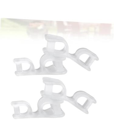 Hemoton Thumb Splints Retainer Holder Thumb Protector 4 Pair Orthopedic Toe Corrector Toe Spacers Toe Splints Buion Toe Separators Hallux Valgus Corrector Toe Straightener Bracket Splitter - Buy Online on GoSupps.com