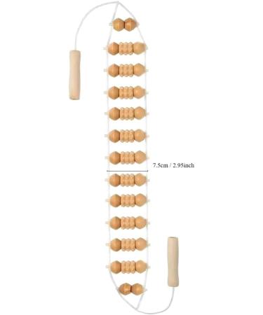 LOLPALONE Rope Back Massager - 39.4 Large Massage Roller for Back Neck Legs & Waist - Relieve Tension & Stress - International Shipping Available - Buy Online on GoSupps.com