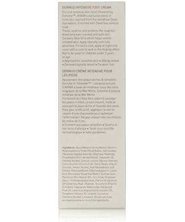 AHAVA Dermud Intensive Foot Cream 100 ml - Buy Online on GoSupps.com