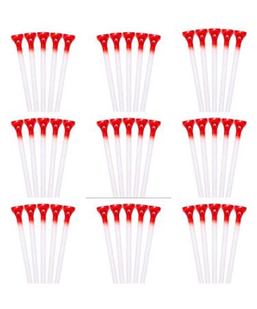 Cal LaVoie Plastic Golf Tees 3 1/4 inch  50 Count of Vibrantly Colored, Professional Durability and Quality  Multiple Colors to Choose  Perfect Putting Training Aid on Practice Greens Red 3 1/4