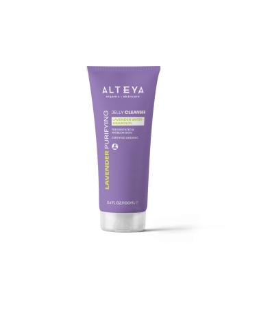 Alteya Organics Jelly Cleanser with Lavender Water and Bisabolol - Certified Organic - 3.4 Fl Oz/100mL