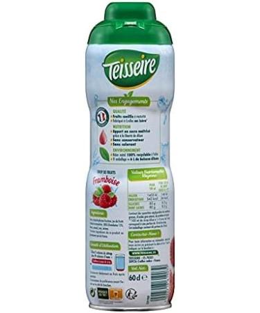 TEISSEIRE - Sirop Framboise 60Cl - Lot De 3 - Livraison Gratuite - Buy Online on GoSupps.com