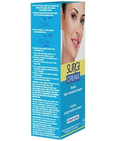 Surgi Cream Hair Remover for Face Extra Gentle 1 oz