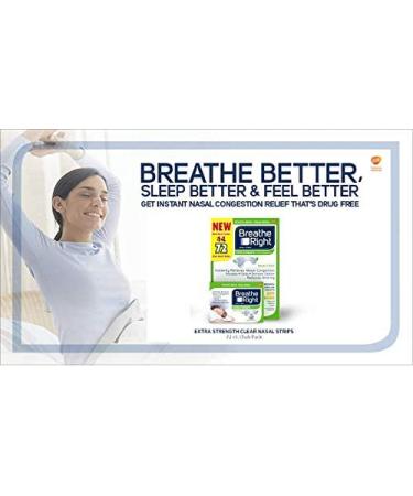Breathe Right Extra Strength Nasal Strips - 72 Count | Drug-Free Relief for Nasal Congestion - Buy Online on GoSupps.com