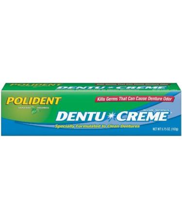 Polident Dentu-Creme 5.75-Ounce (Pack of 5)
