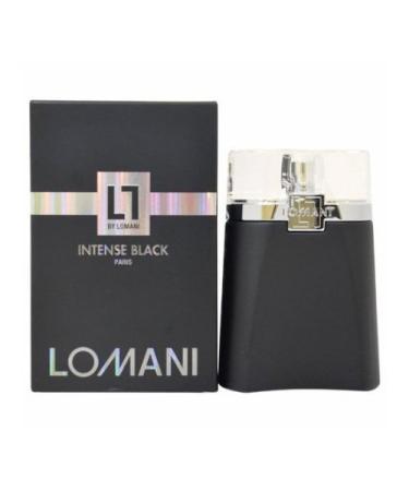 Lomani Intense Black by Lomani Eau De Toilette Spray 3.3 oz (Men)