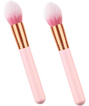 Mikinona 2pcs Cosmetics Brush Cosmetic Brush Powder Makeup Brush Makeup Brushs Makeup Powder Brush Wooden - Buy Online on GoSupps.com
