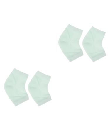 Beaupretty 2 Pairs Foot Non Skid Socks Heel Sleeve Moisturizing Silicone Socks Anti- Cracking Ankle Socks Womens Socks Women's Socks & Hosiery Moisturizing Gel Socks Miss Breathable