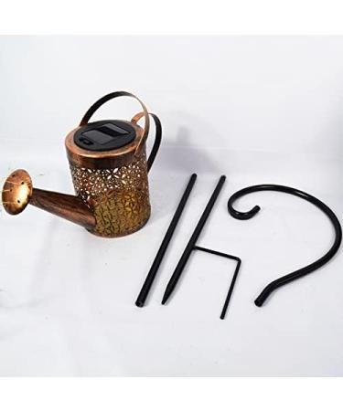 Outdoor Solar Watering Can Lamp Garden Art Light Hollow Iron String Lights Ground Plug Lawn Lamps Garden Yard Landscape Lighting (Color : A) (A) - Buy Online on GoSupps.com