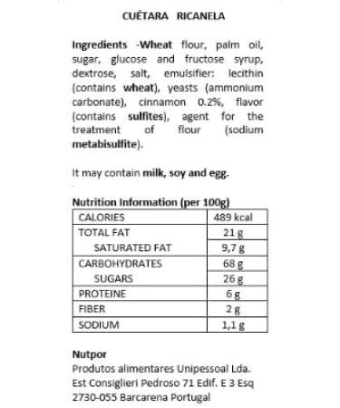 Cuetara Cinnamon Cookies Ricanela Biscuits 426g - Buy Online on GoSupps.com