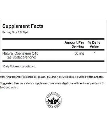 Buy Swanson CoQ10 30mg - 60 Softgels | Supports Heart Health & Energy Production | International Shipping Available - Buy Online on GoSupps.com