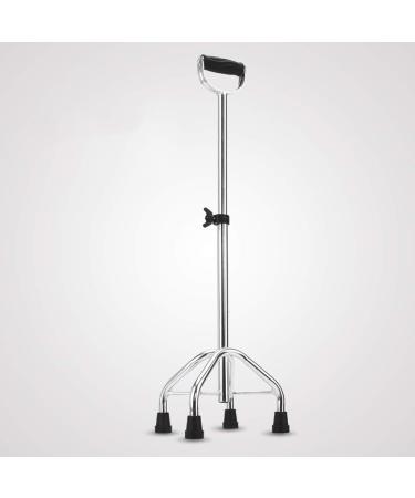 shouzhang Canes Crutches Thick Aluminum Alloy Old Man Four feet Walking Stick Walking aid Elderly Cane Retractable Anti-Skid Walking Stick Bright Day