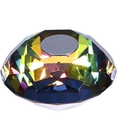 Nail Tip Practice Stand Magnetic Nail Display Stand with Crystal Base Nail Art Stand Nail Practice Holder Manicure Accessories(Colorful Diamond Shape Base) - Buy Online on GoSupps.com