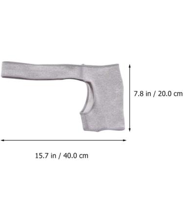 Shoulder Brace Rotator Cuff Support Brace for Men Women Shoulder Compression Sleeve Care Shoulder Brace Support Wrap for S Light Grey Small - Buy Online on GoSupps.com