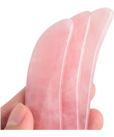 Rose Quartz Gua Sha Tool - Beauty Face Massager for Lifting & Firming | Skin Eye Crystal Stone | International Shipping - Buy Online on GoSupps.com