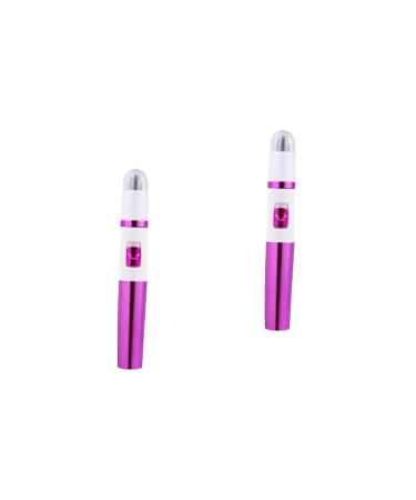 Didiseaon 2 Pcs Nose Hair Trimmer Nose Hair Epilator Men Electric Shaver Face Hair Removal Device Razors for Men Razor Blades for Men Battery Nose Hair Shaver Man The Face Abs Remover