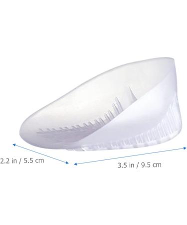 FOMIYES U-Shaped Heel Pads - 3 Pairs Heel Protectors for Height Boosting & Pain Relief - Gel Insoles for Men & Women - Buy Online on GoSupps.com