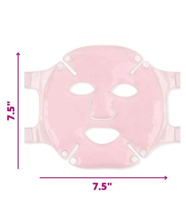 FOMI Hot Cold Clay Face Mask | Contoured Ice Pack for Headache, Migraine, Sinus, Acne | Flexible Cooling Facial Mask for Stress Relief | Natural Clay with Fabric Backing - Buy Online on GoSupps.com