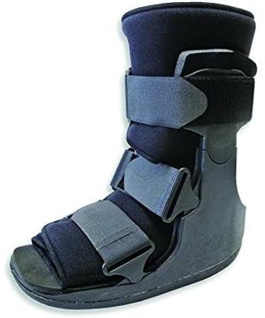 Short Fracture Walker Boot for Stable Foot & Ankle Fractures - Ideal for Achilles Tendon Surgery, Ankle Sprains, Post Op Care - Size Medium (7-9.5) - 1 Pack - Buy Online on GoSupps.com
