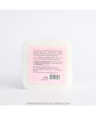 Lightening & Whitening Soap Gentle Cleaning Suitable For Face And Body With Glutathione Vitamin C Rich Bubble Handmade Goat Milk Bath Soap By AILKE BOOST LUSTER 150g - Buy Online on GoSupps.com