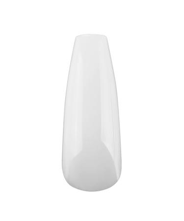 ENERRGECKO 500Pc Coffin Nails Fake Nail Tips Full Cover Manicure Design Acrylic Nails for Women (Trapezoid)