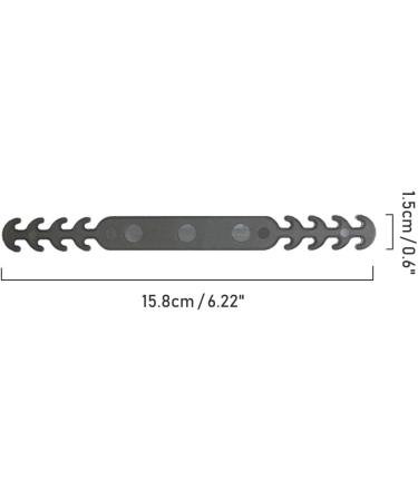 10/20 Silicone Face Ear Hooks - Adjustable & Slip-Resistant Buckle Strap for Kids & Adults | Anti-Lure TPR Black - International Shipping - Buy Online on GoSupps.com