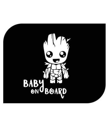 Vinyl sticker Baby Groot on board Baby Groot on Board various sizes