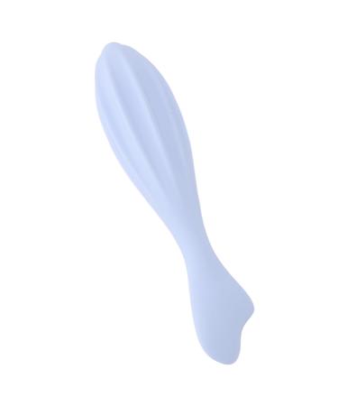 Ymiko Silicone Facial Massage Roller Handheld Face Roller Massage for Promoting Circulation Face Eyes Blue