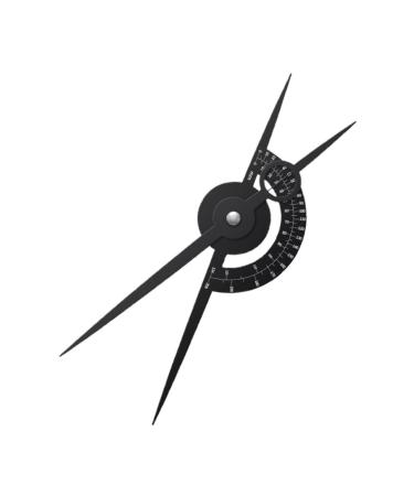 POPETPOP Eyebrow Positioning Ruler Miniature Tools Plastic Eyebrow Ruler Eyebrow Shaper Lightweight Gold