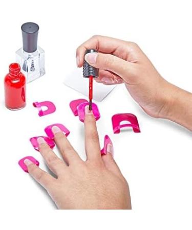 Andda 26-Part Nail Art Tool Set | Leak-Proof Nail Polish Protection & Reusable French Sticker Template for DIY Manicure - Buy Online on GoSupps.com