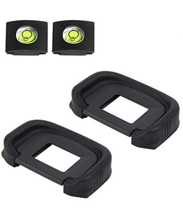 EG Eyepiece Eyecup Viewfinder Eye Cup for Canon EOS 5D Mark III 5D Mark IV /7D 7D Mark II /1Dx Mark II 1Ds Mark III 1D Mark IV 1D Mark III / 5DS R 5DS Camera (2-Pack), ULBTER Eyecup Hot Shoe Cover