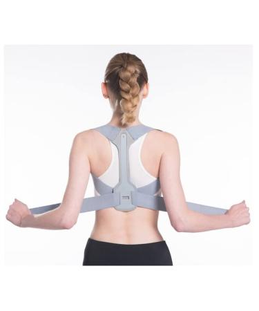 Adjustable Posture Corrector Back Shoulder Straighten Pedic Brace Belt for Clavicle Spine Men Women (Color : Light Grey Size : Medium) (Light Grey M) Light Grey Medium - Buy Online on GoSupps.com