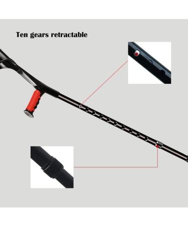 LINYUES Forearm Crutches Lightweight Ergonomic Adjustable Folding Arm Crutches with Rubber Handles for Heavy Duty Non-Slip Walking Stick for Adults Black/Pink/Blue (Black) - Buy Online on GoSupps.com