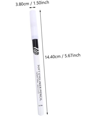 VINTORKY 24pcs Eyeliner Pencil Girl Eye Line Pencil Cosmetics Hair Braiding Sponge Woman Wooden Pole White - Buy Online on GoSupps.com