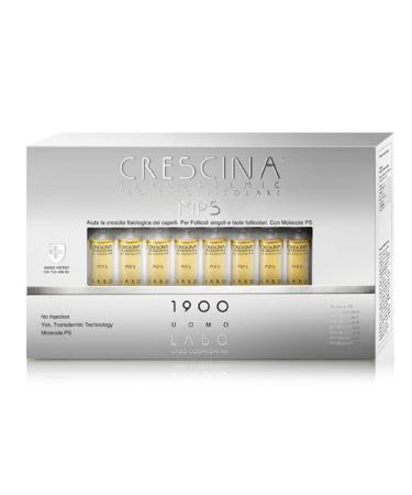 LABO CRESCINA transdermic MPS islands FOLLICOLARI ri-crescita 1900 fall protection hair men 20 ampoules