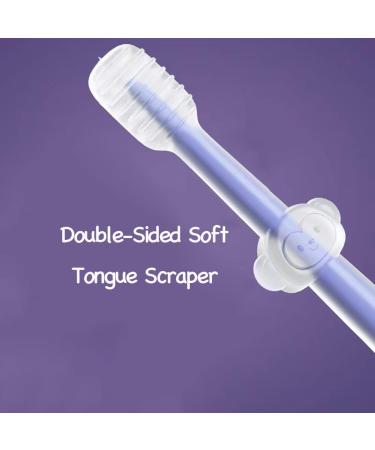 PandaEar 3 Pack Silicone Baby Toothbrush Set - 0 to 18 Months | Baby Tongue Cleaner, U-Shaped ToothScrubber, First Teething Brush | Infant Oral Care Kit - Buy Online on GoSupps.com