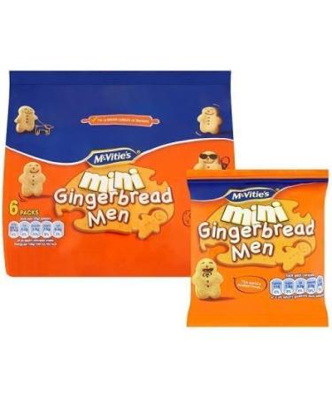 Mcvities Multipack Mini Gingerbread Men Biscuits 19g x 24 bags Christmas Snack Treat By Zamfoods Lunch box kids lover - Buy Online on GoSupps.com