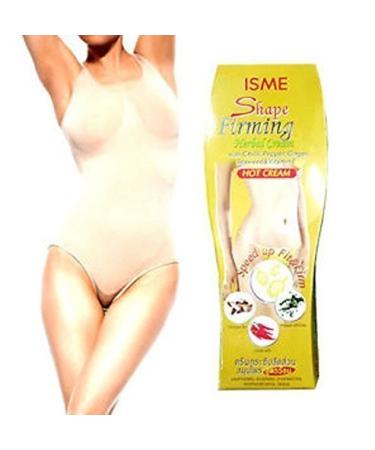 Isme Shape Firming Herbal Cream Body Slimming HOT Cream Anti-cellulite Fat 120 Ml. by Isme