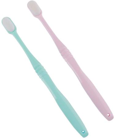 Minkissy 4-Piece Nylon Toothbrush Set | Soft Bristle Natural Hand Toothbrushes for Couples | Portable Micro-Training Toothbrushes - Buy Online on GoSupps.com
