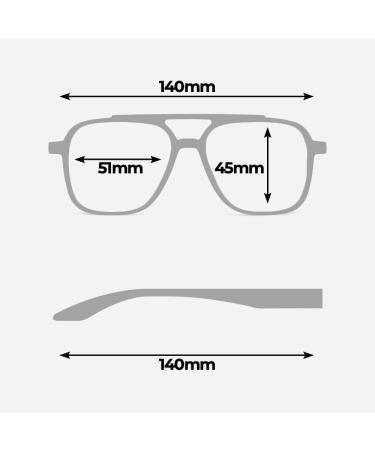 SMOODER Computer Glasses CORONADO - Stylish Blue Light Blocker for Men & Women | Attractive Black Design - Buy Online on GoSupps.com