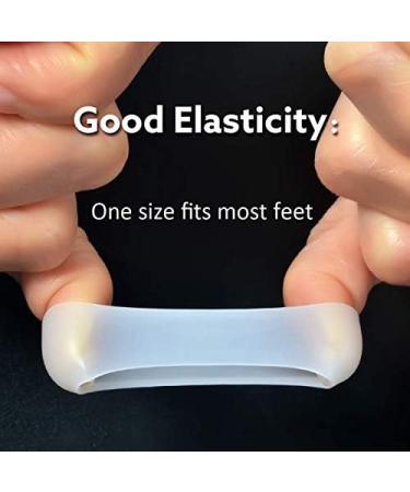 DYKOOK Pinky Toe Sleeves Gel Little Toe Protectors 5 Pairs/Pack Toe Sleeve Cover for Corns Remover Callus Cushion Bunion Treatment (S) S (10 Count) - Buy Online on GoSupps.com