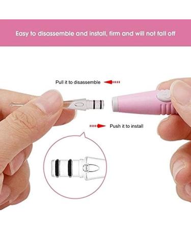 BBSJ Electric Vacuum Earwax Remover with LED Light - Painless Ear Cleaning Tool for Adults & Kids - Gray - Buy Online on GoSupps.com