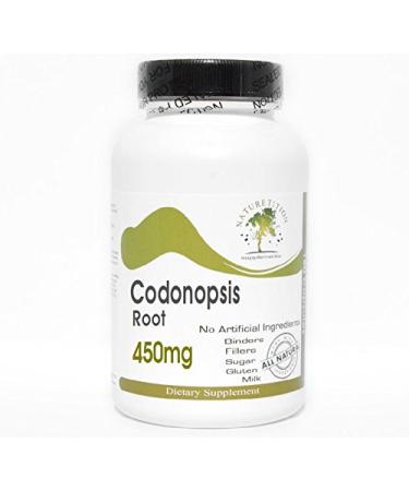 Codonopsis Root 450mg 180 Capsules - No Additives Naturetition Supplements
