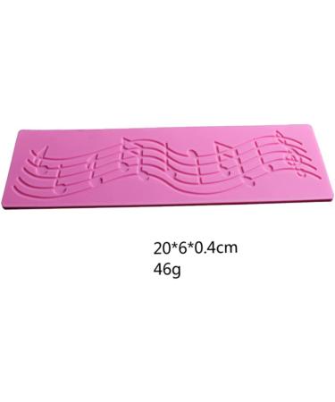HOMSFOU Cake Toppers Music Note Decor Silicone Mold Cake Decorations De para Gelatinas Cake Mold Fondant Molds Cakesicles Mold DIY Mould Fondant Cake Fudge medium Pink - Buy Online on GoSupps.com