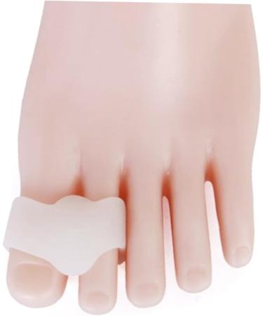 Thumb Protector Gel Bunion Toe Spreader and Separator Set - White Bunion Eversion Splitter Dilator - 2 Pairs - Buy Online on GoSupps.com