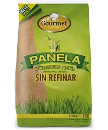 Gourmet Latino Panela: 100% Natural Unrefined Whole Cane Sugar - 1 Kg - Buy Online on GoSupps.com