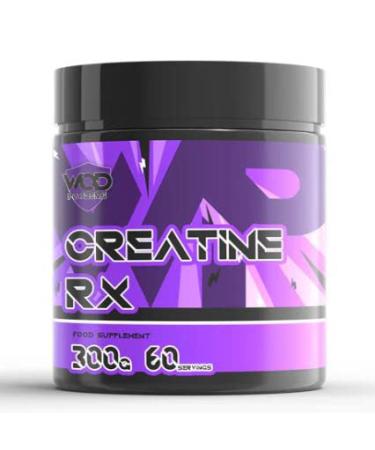 Creatine Monohydrate Powder Suitable for Vegans Unflavoured Scoop Included - WOD Powders - 300g