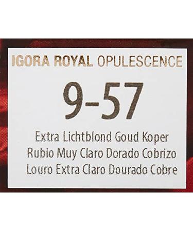 Schwarzkopf Igora Opulesc 9-57 Extra Light Blonde Gold Copper 60ml - Premium Hair Color for International Shipping - Buy Online on GoSupps.com